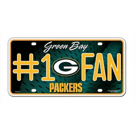 Rico Industries Green Bay Packers License Plate No 1 Fan 9474630879
